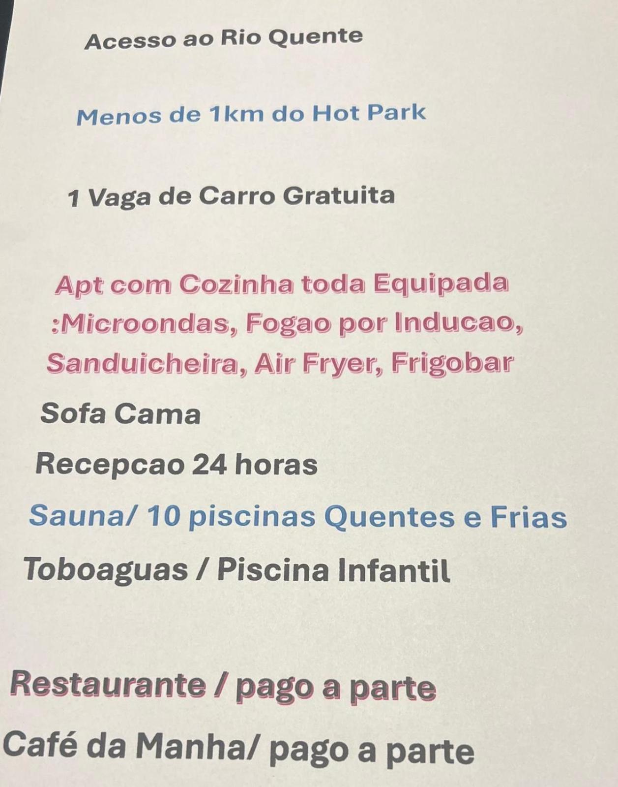 Hotel Park Veredas - Rio Quente Flat 225 Exterior foto
